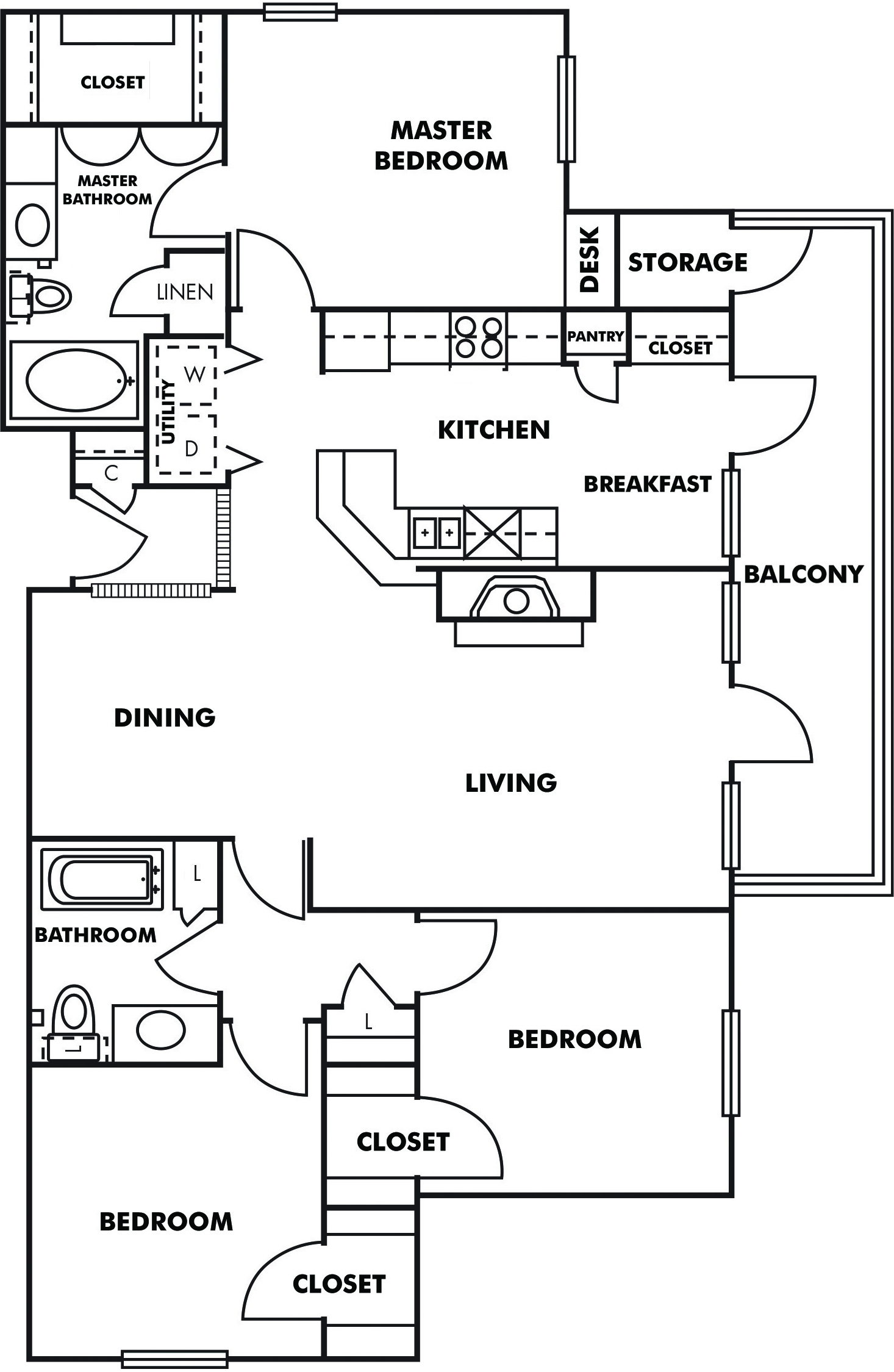 Sequoia Renovated floor plan